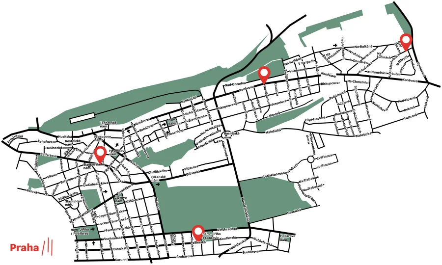 to je moje místo III - mapka